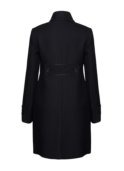 Women’s Stand-Collar Woolen Coat